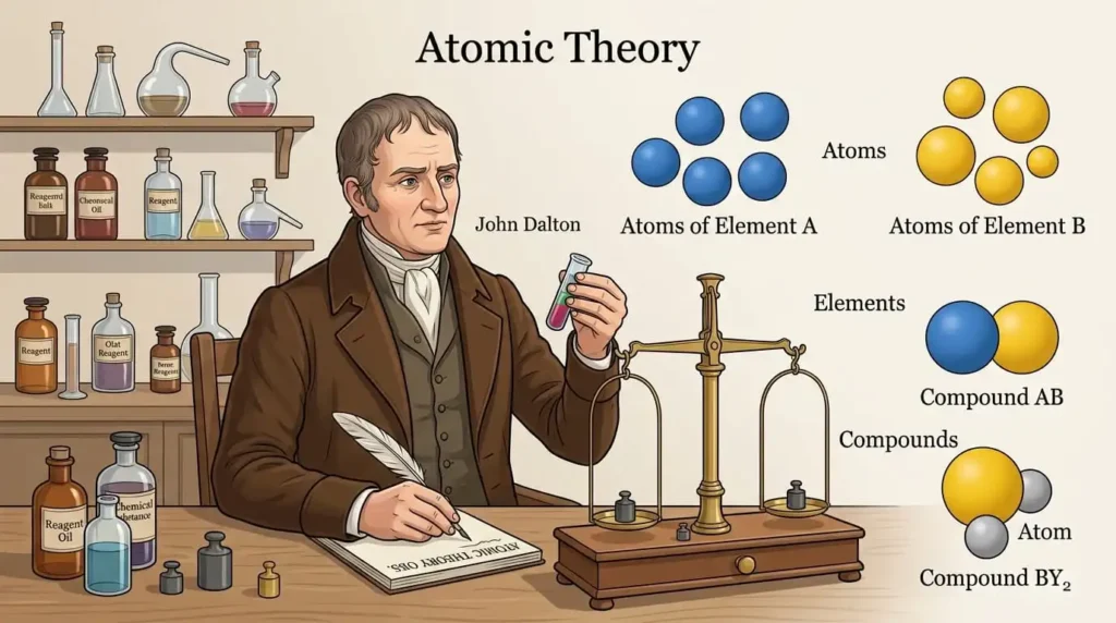 John dalten atomic theory,  atomic mass vs mass number